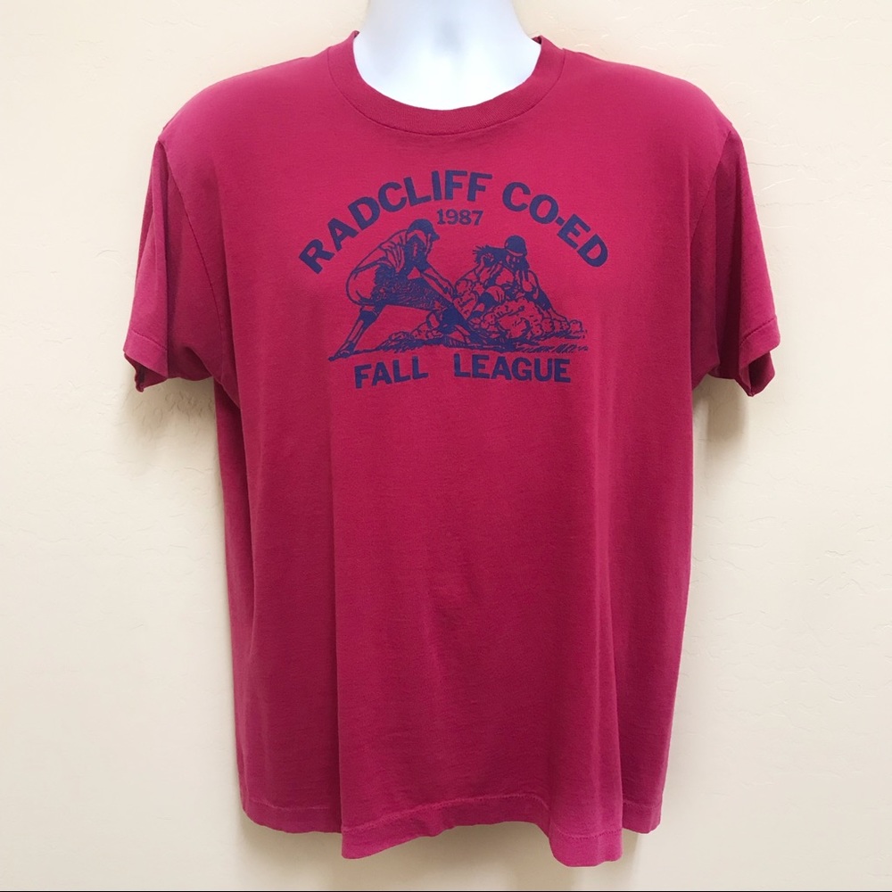 VTG T-Shirt 1987 Radcliff Co-Ed Wrestling Tee